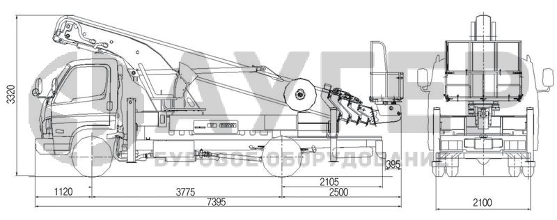 Габаритные размеры Hansin HS3060