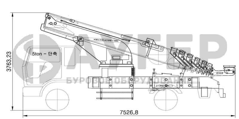 Габаритные размеры Hansin HS 3570