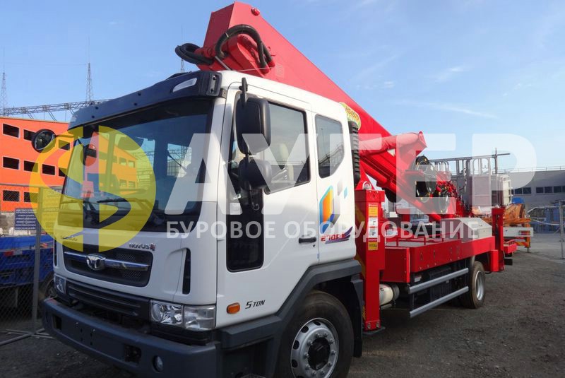 Купить автовышку Hansin HS 4570 на базе Daewoo Novus / КамАЗ 43118