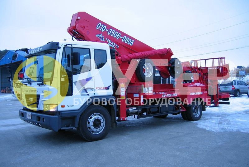 Автовышка Hansin HS 4570 на базе Daewoo Novus / КамАЗ 43118 от производителя