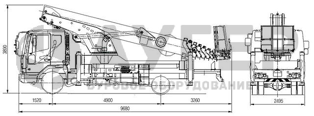 Габаритные размеры HORYONG Sky 450sf