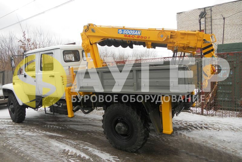 БКМ Soosan SAC 2501 на базе Газ 33081