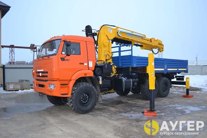 Soosan SCS876 с буровой навеской