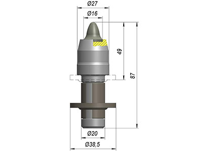 резец A30W-16E