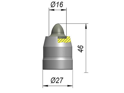 резец A30W-16F