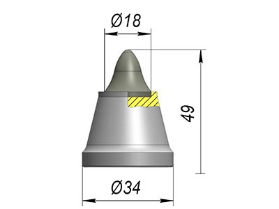 резец A34W-18E