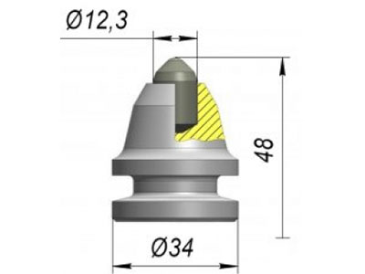 Резцы серии А34WL, WEL