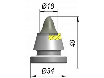 резец A34WEL-18E