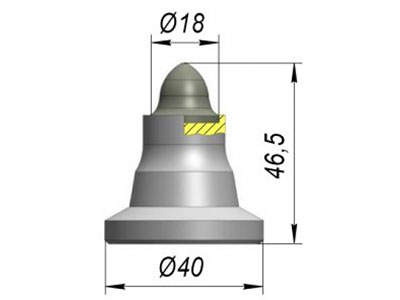 резец A40-18F