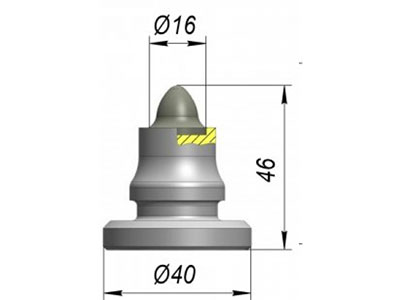 резец A40E-16F