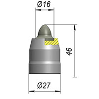 Резец A30W-16F