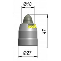 Резец A30W-18F