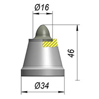 Резец A34W-16F