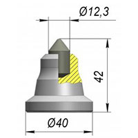 Резец A40-12.3