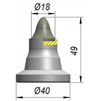 Резец A40-18E