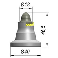 Резец A40-18F