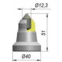 Резец A40/51-12.3