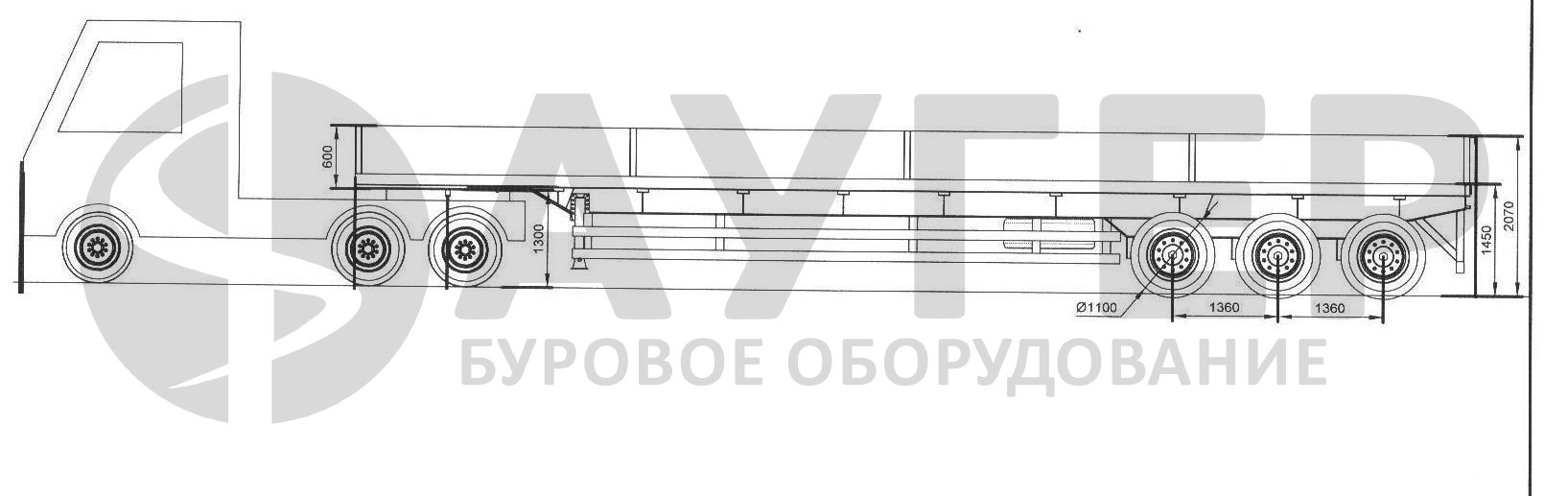 Полуприцеп 931913 бортовой