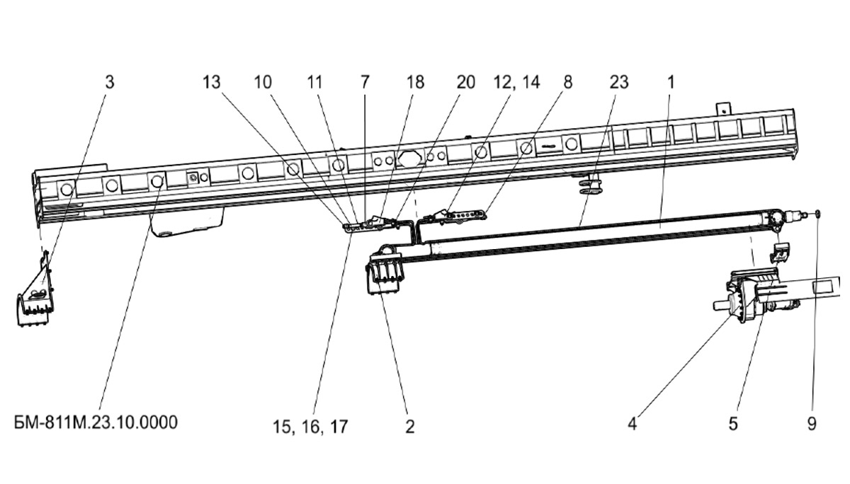 механизм подачи БМ-811М.23.20.0000
