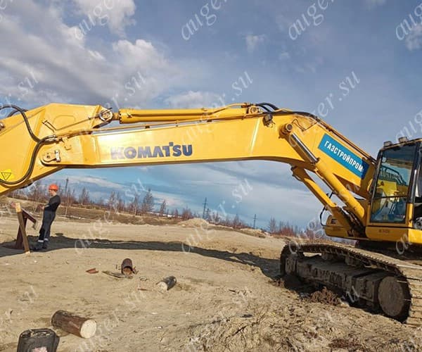 Экскаватор Komatsu PC400 с гидролинией