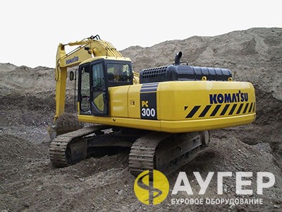 Гидровращатель (гидробур) для Komatsu PC300