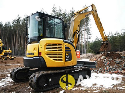 Гидровращатель (гидробур) для Komatsu PC55MR